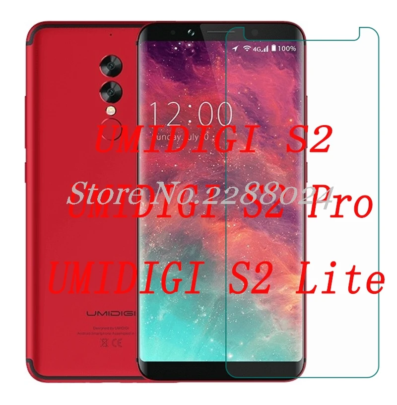 Закаленное стекло UMI 9H для смартфона UMIDIGI S2 / Lite/Pro Взрывозащищенная защитная