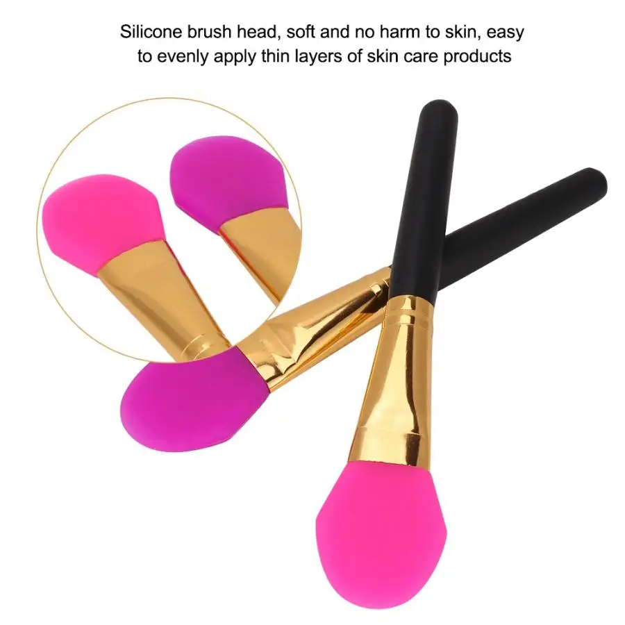 Кисть для макияжа 2 шт. силиконовая маска лица кисть сделай сам смешивание грязи