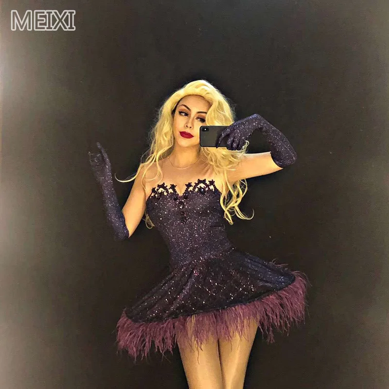 Милый черный комбинезон Monroe без бретелек костюм для вечерние НКИ ночного клуба