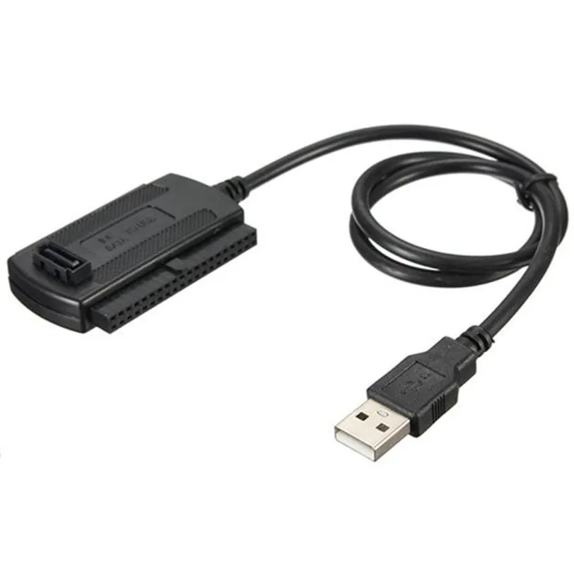 Кабель-переходник SATA/PATA/IDE на USB 2 0 для жесткого диска 5/3 5 дюйма Jun22