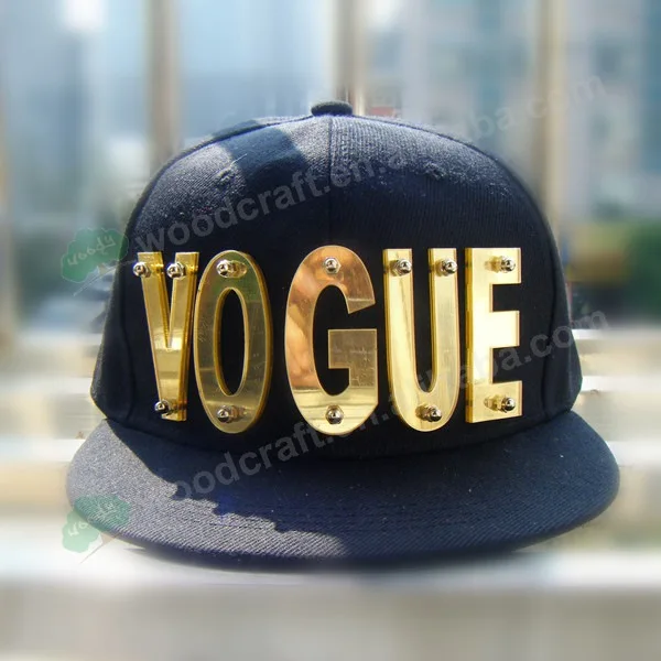 3D VOGUE Кепка с буквами и заклепками в стиле хип-хоп плоская кепка бейсбольная |