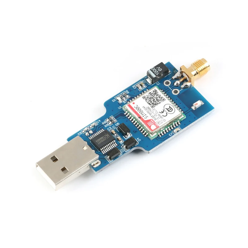 Четырехдиапазонный беспроводной модуль с антенной USB-GSM GPRS SIM800C | Обустройство