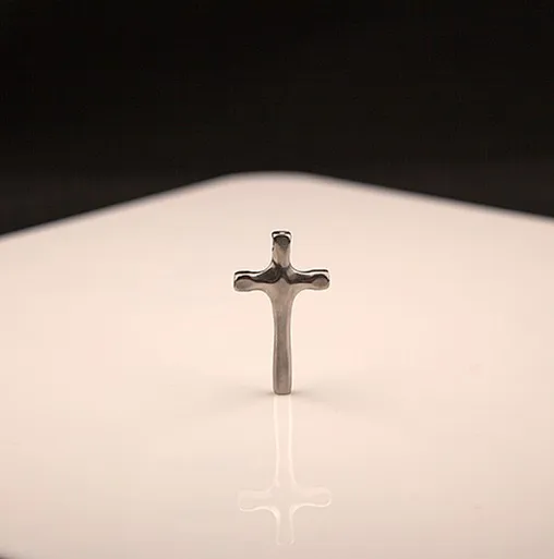 Pure Titanium крест подвески чистый ручного шлифования никогда не ржавеет лучший
