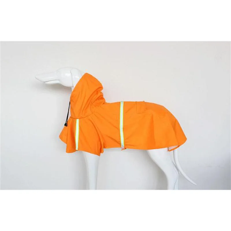 Orange Плащ для больших собак одежда водонепроницаемая куртка для собак для больших для средних и мелких собак, подходит для породы золотистый ретривер со вставкой для собак на открытом воздухе Костюмы - Цвет: Orange