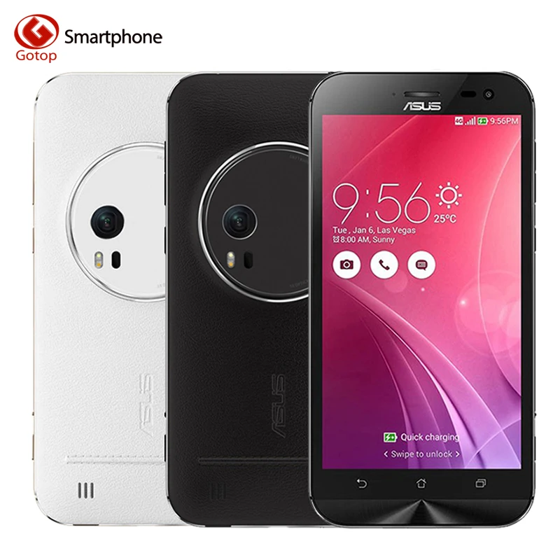 Оригинальный кожаный чехол ASUS ZenFone Zoom ZX551ML 4G Intel Atom Z3580 2 3 ГГц 4 Гб 64 5 дюймов