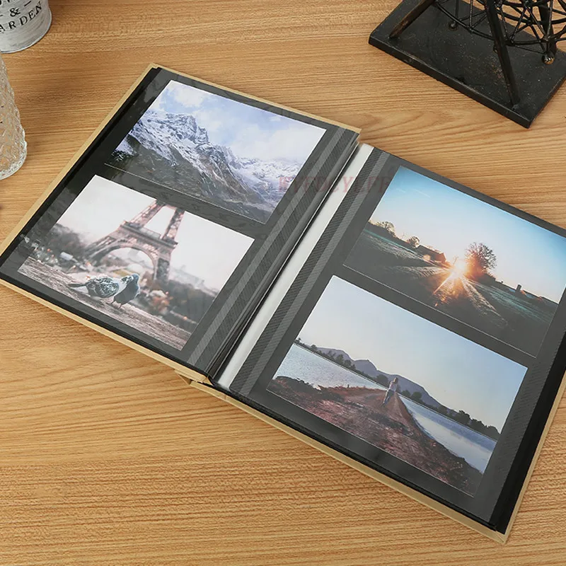 Креативный винтажный DIY Фотоальбом свадебный подарок для влюбленных ручной работы фото Детские Фотоальбомы Ablum Стикеры для скрапбукинга бумажные изделия фото