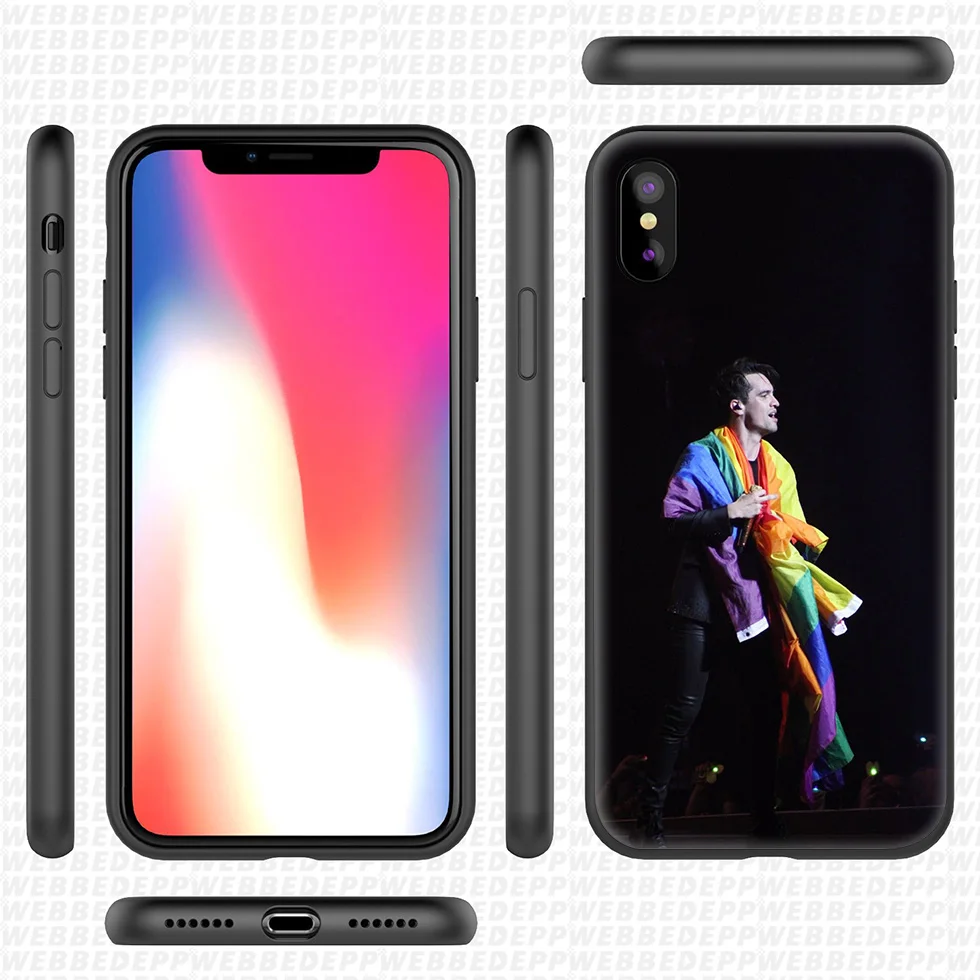 WEBBEDEPP Panic At The Disco Soft Silicone Case for iPhone 11 Pro Xr Xs Max X or 10 8 7 6 6S Plus 5 5S SE |