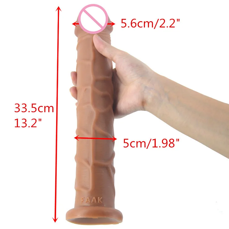 33.5*5CM Large Silicone Anal Plug Big Dildo Huge Butt Erotic Stuffed Stopper Pussy Massage Sex Toys for Women Men H8-2-49 | Красота и