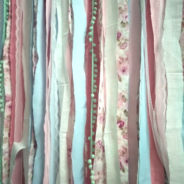 Богемные вдохновленные Тряпичные завязанные занавески реквизит для фотосессии