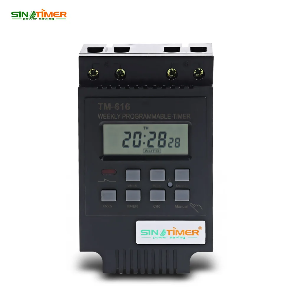 SINOTIMER таймер 220 В AC переключатель lcd цифровой Еженедельный программируемый