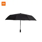 Новейший Зонт Youpin автоматический Солнечный дождливый алюминиевый ветрозащитный водонепроницаемый УФ Мужской Женский Лето Зима