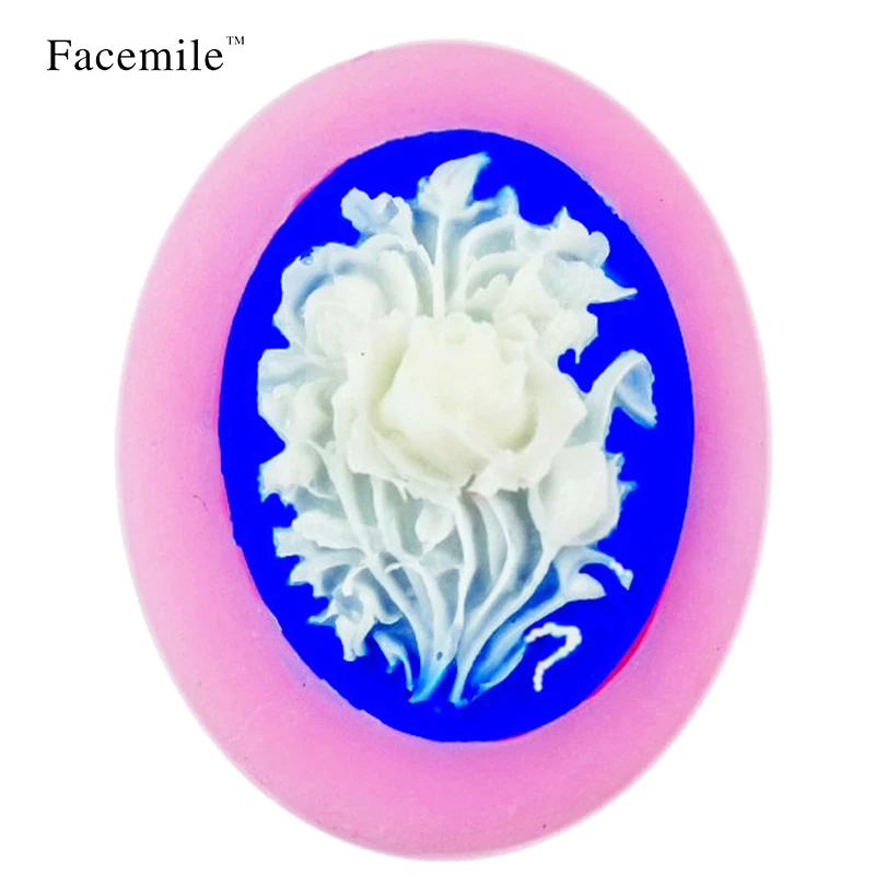 3D силиконовая форма в виде цветка розы формочки для помадки инструменты