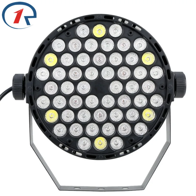 ZjRight 54 led Par light IR Remote RGBWDMX 512 concert Christmas lights Sound control Party KTV Halloween decoration headlamp | Освещение