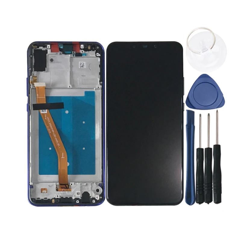 Axisinternational для 6," huawei Nova 3 PAR-AL00 ЖК-экран рамка+ сенсорная панель дигитайзер для Nova 3 ЖК рамка