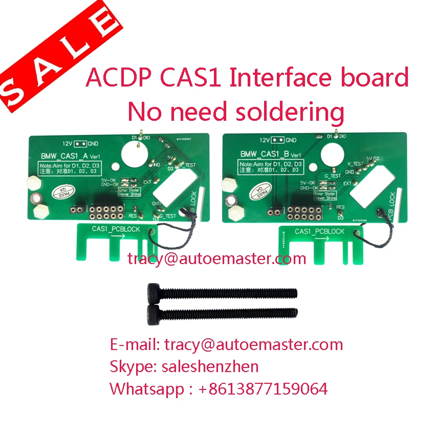 Комплект интерфейсной платы Yanhua ACDP CAS1 CAS2 read write data без пайки от оригинального