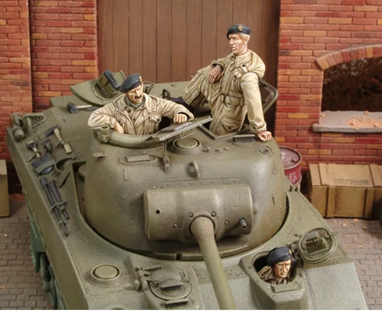 1/35 модельная фигурка из смолы разобранный Неокрашенный набор 296|Наборы для