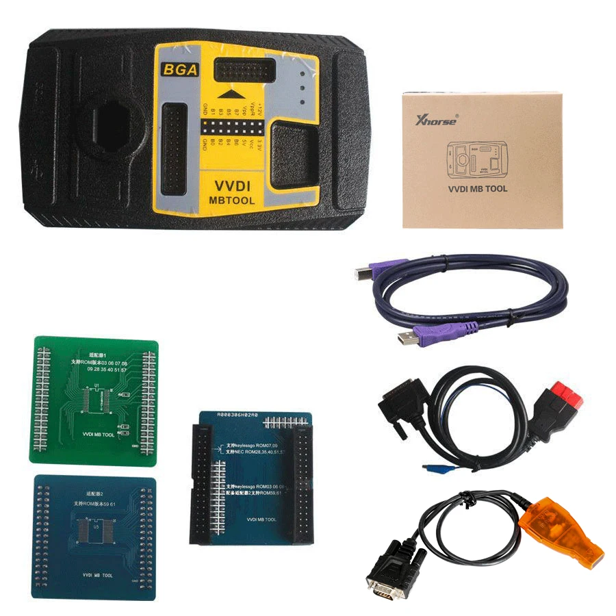 Xhorse V4.8.0 VVDI MB BGA инструмент для Benz Key Programmer включая калькулятор функция плюс 15 PSC BE Pro