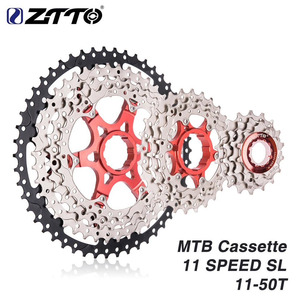 ZTTO MTB 11 скоростей SL кассета 11s 50t широкое соотношение Сверхлегкий Freewheel горный