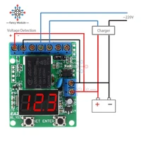 dc 12v 24v led digital relay switch control board module relay module voltage detection charging discharge monitor test