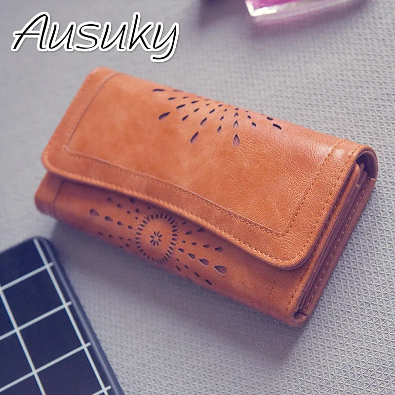 

Бренд Ausuky, женские кошельки, черный чехол, кошелек для монет, Женский кошелек из искусственной кожи, брендовый женский кошелек, рекламный де...