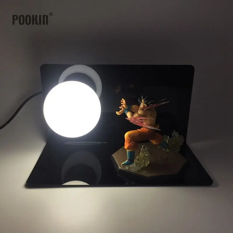 Dragon Ball Son Goku Strength bombes Luminaria светодиодный ночник праздничный подарок номер декоративный светодиодный светильник в ЕС США Plug