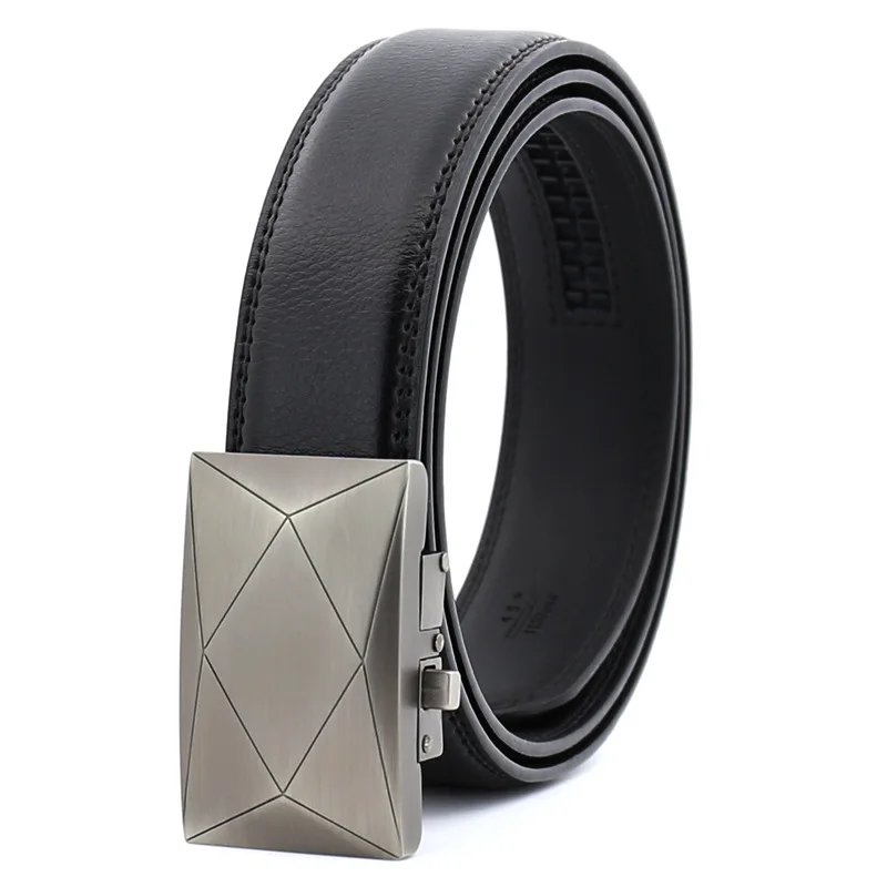 KAWEIDA 2018 Серебристые трещины металлические автоматические пряжки поясной ремень