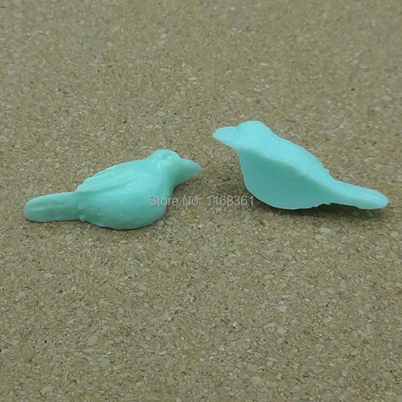 

1 шт./лот Смола твердый светло-зеленый мультфильм с птицами 25 мм сказочный сад гном мох Террариум Декор ремесла бонсай дома DIY A112-7