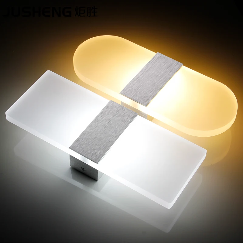 Светодиодные Настенные светильники для помещений освещение ванной комнаты 6 Вт