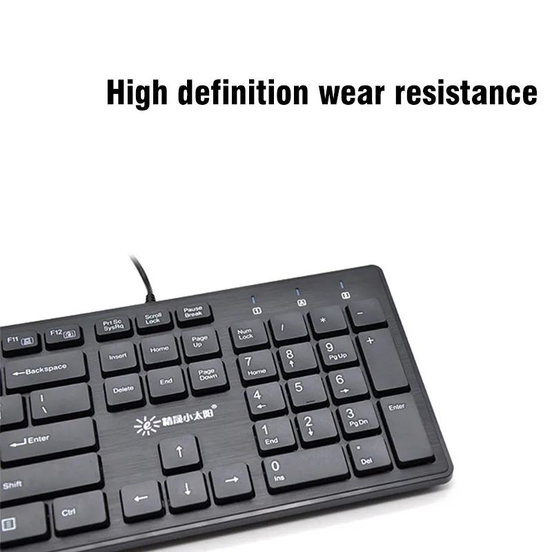 Модные мини проводная клавиатура Проводная PC игры Клавиатура ноутбука для ПК