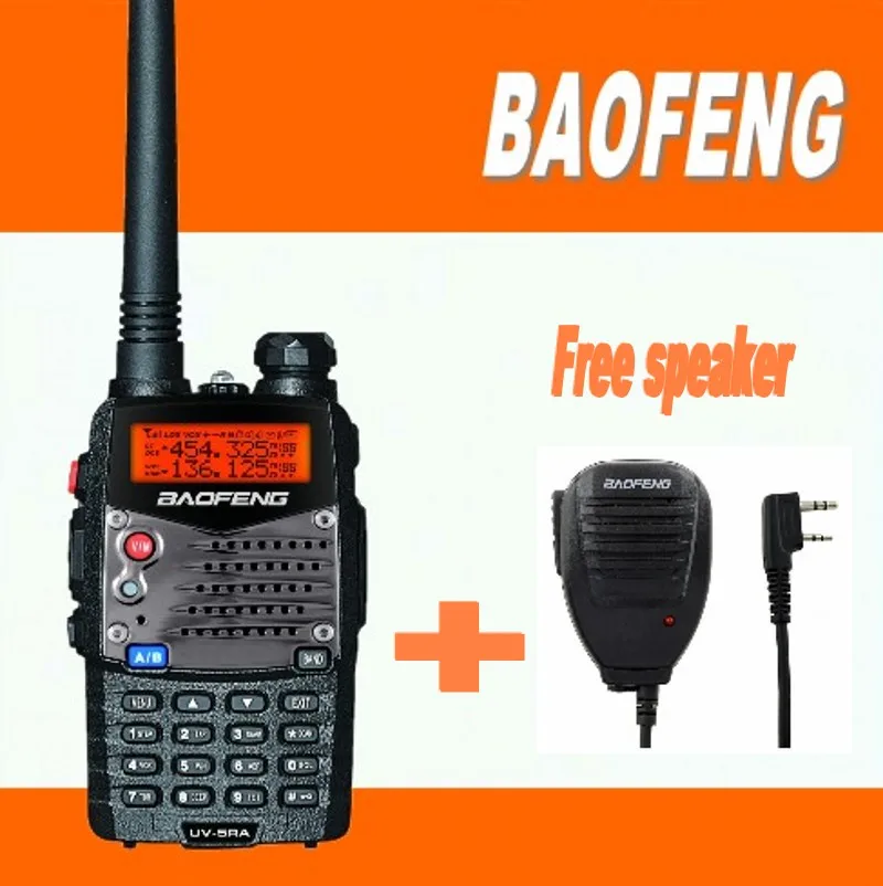 DHL Бесплатная доставка + 2016 Новый Baofeng UV 5RA двухдиапазонный ручной двухсторонний