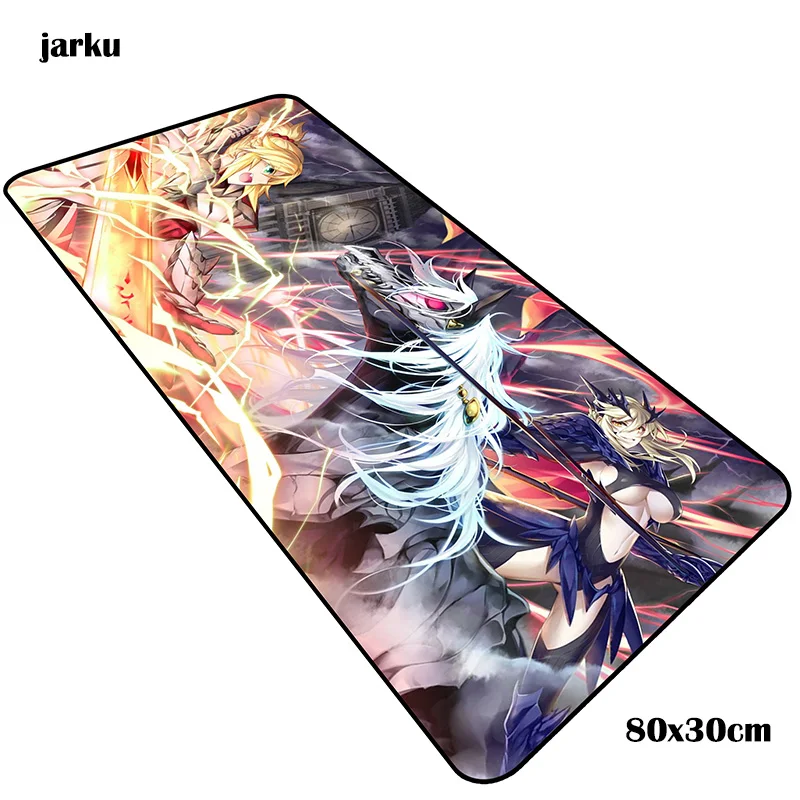 Fate grand order коврик для мыши геймерский ПК 800x300x2 мм notbook коврик для мыши игровой коврик для мыши большой милый коврик для мыши стол коврик для мыши