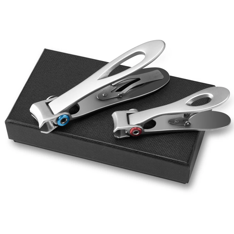 

2PCS/SET Nail Clippers Set Fingernail Toenail Cutter Scissors Stainless Steel Sharp Sturdy Trimmer Tools for Men and Women NT135