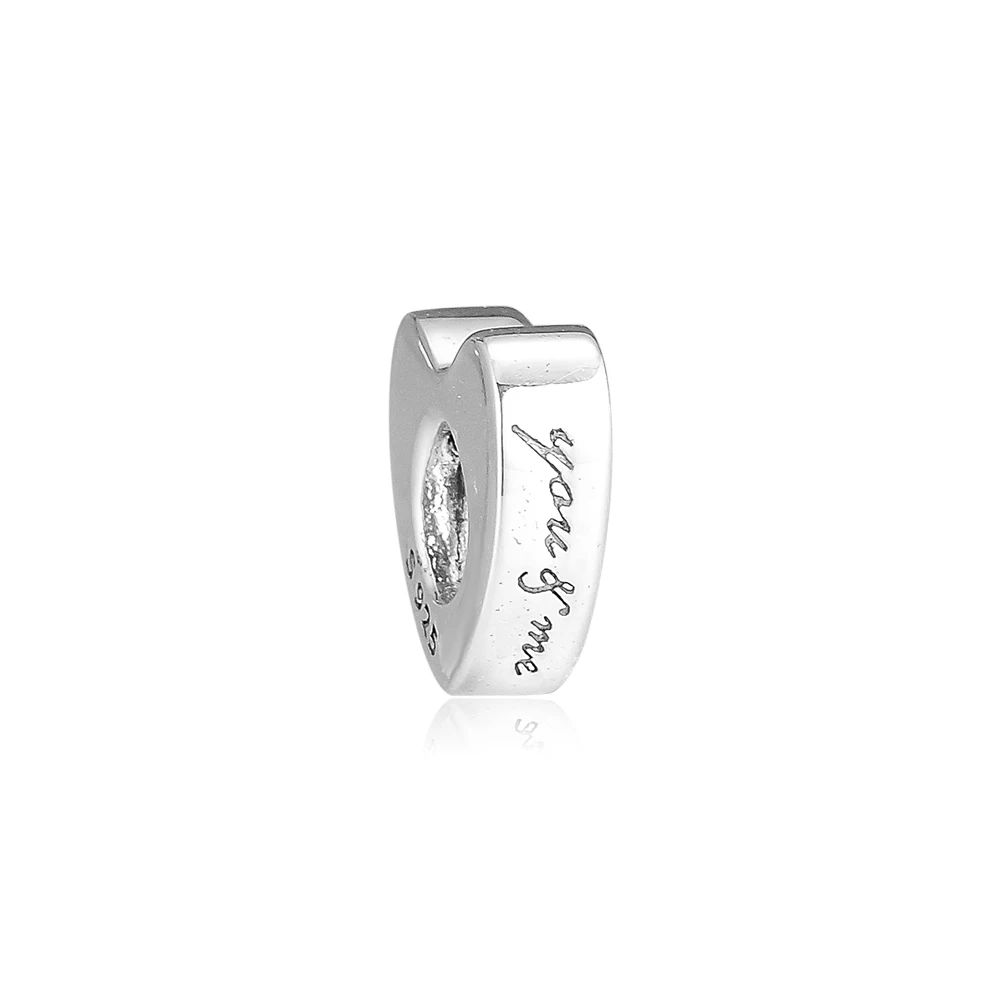 Подходит для браслетов Pandora с подвесками 100% 925 пробы серебряные украшения двумя