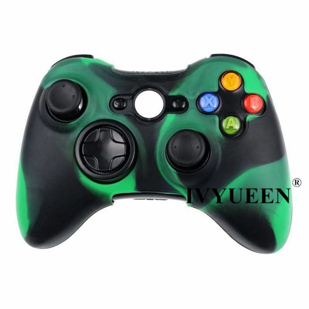 IVYUEEN силиконовый защитный чехол для microsoft Xbox 360 беспроводной/проводной контроллер+ палочки для большого пальца