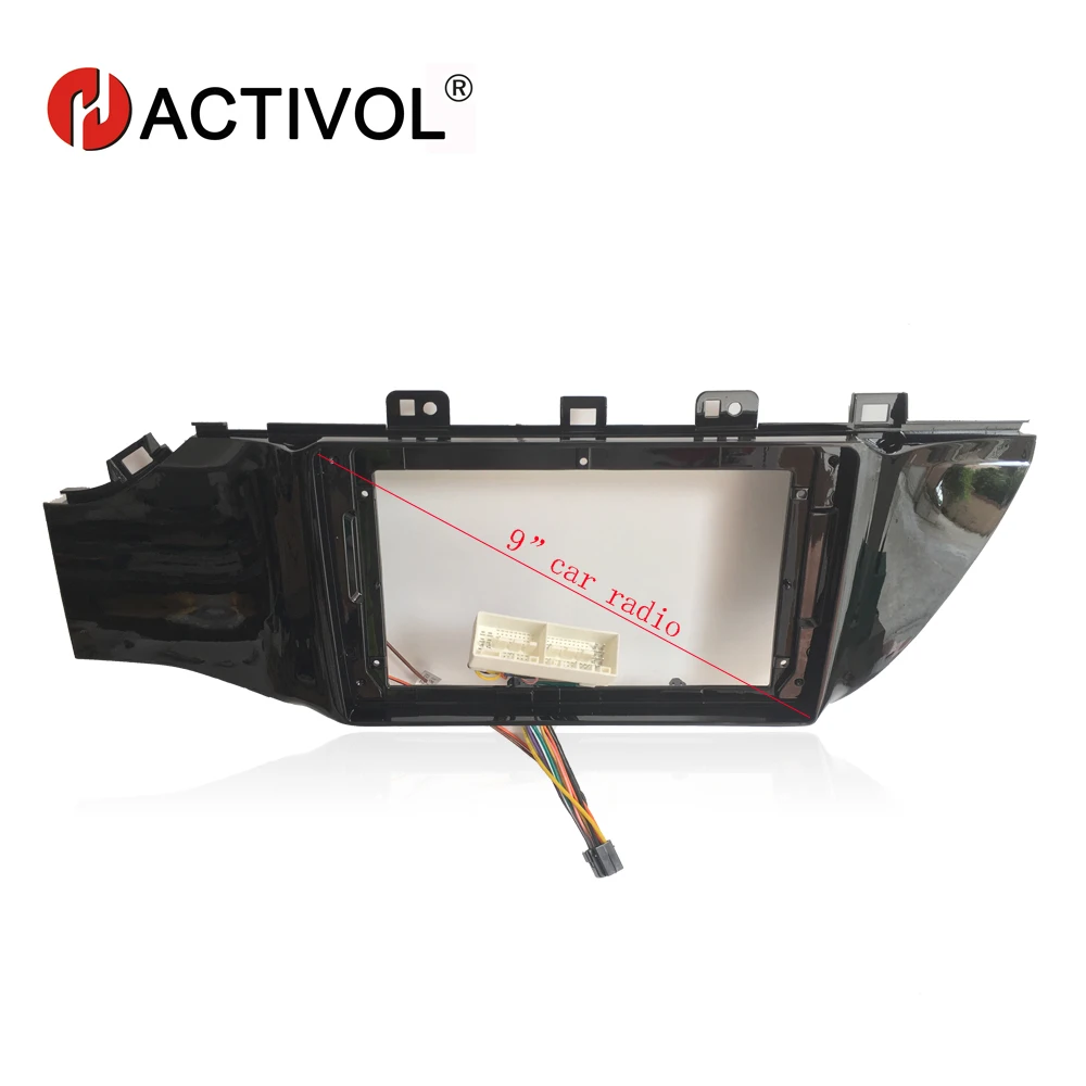 HACTIVOL 2 Din автомобильное радио Лицевая панель рамка для KIA K2 Rio автомобильный DVD gps навигационный плеер панель приборная панель комплект Автомобильный продукт