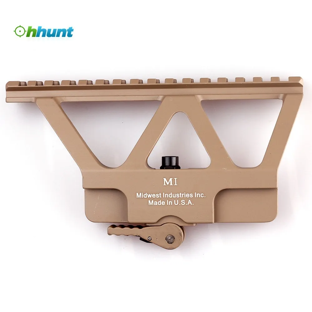 Ohhunt Quick Detach AK Gun Rail Scope Mount Base Picatinny боковая рейка для 47 74 Black Tan бесплатная