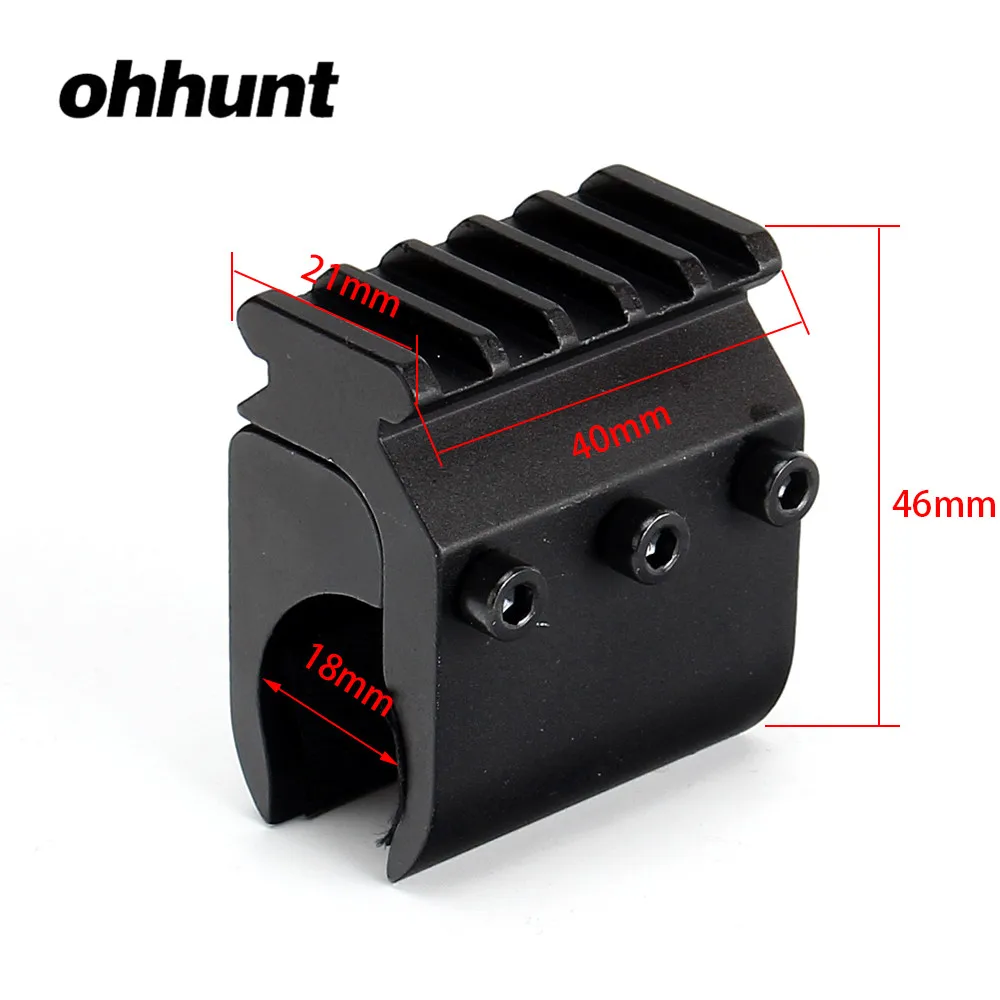 Ohhunt 20 мм планка Вивера Пикатинни Базовый адаптер ствол для винтовки охотничий