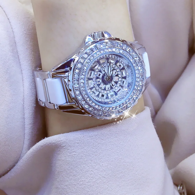Женские часы класса люкс 2017 элегантные известного бренда Diamond под платье женские