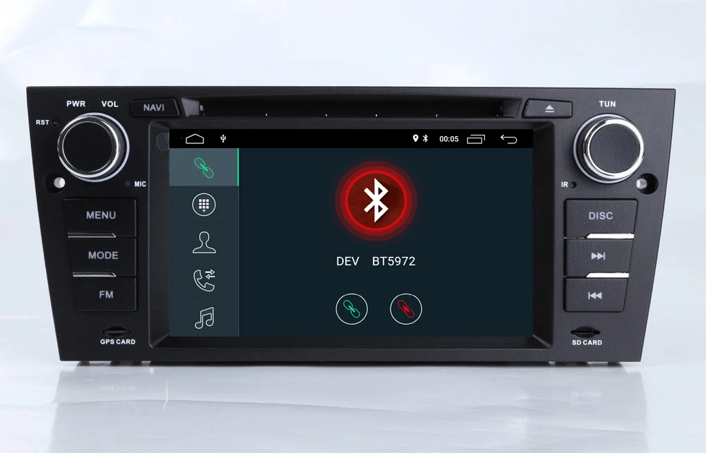 7 дюймовый Android 9 0 четырехъядерный автомобильный DVD GPS плеер для BMW E90 E91 E92 E93