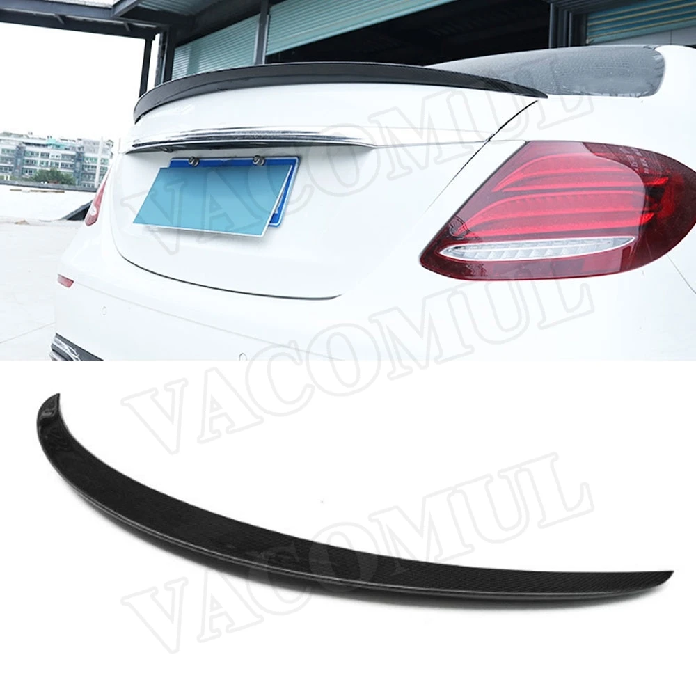 

Car For E Class Carbon Fiber Rear Spoiler Trunk Wing For Mercedes Benz W213 4-Door Sedan E200 E220 E250 E300 AMG 2016 - 2019