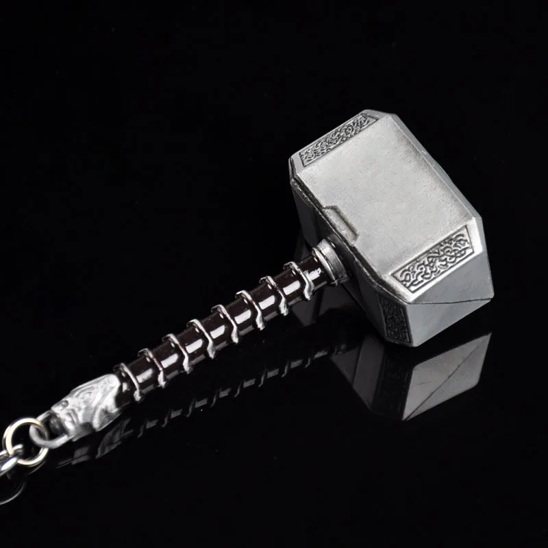Брелок Infinity War Avengers 3 Марвел Тор Mjolnir серебристый металлический Молот thor Odinson