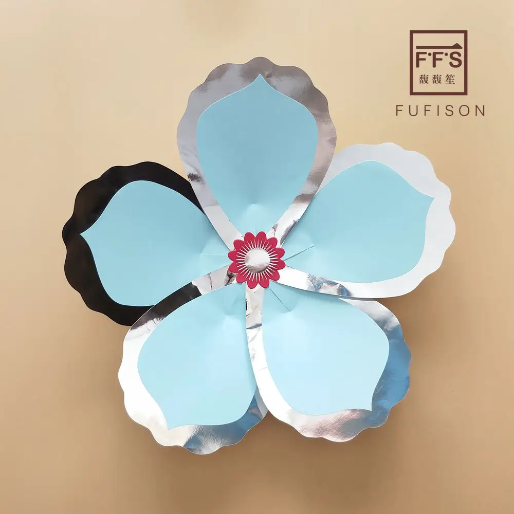FFS Fufison New Style Paper Flowers DIY Party Backdrop Birthday Home Room decoration wedding flowers Wall stickers | Дом и сад
