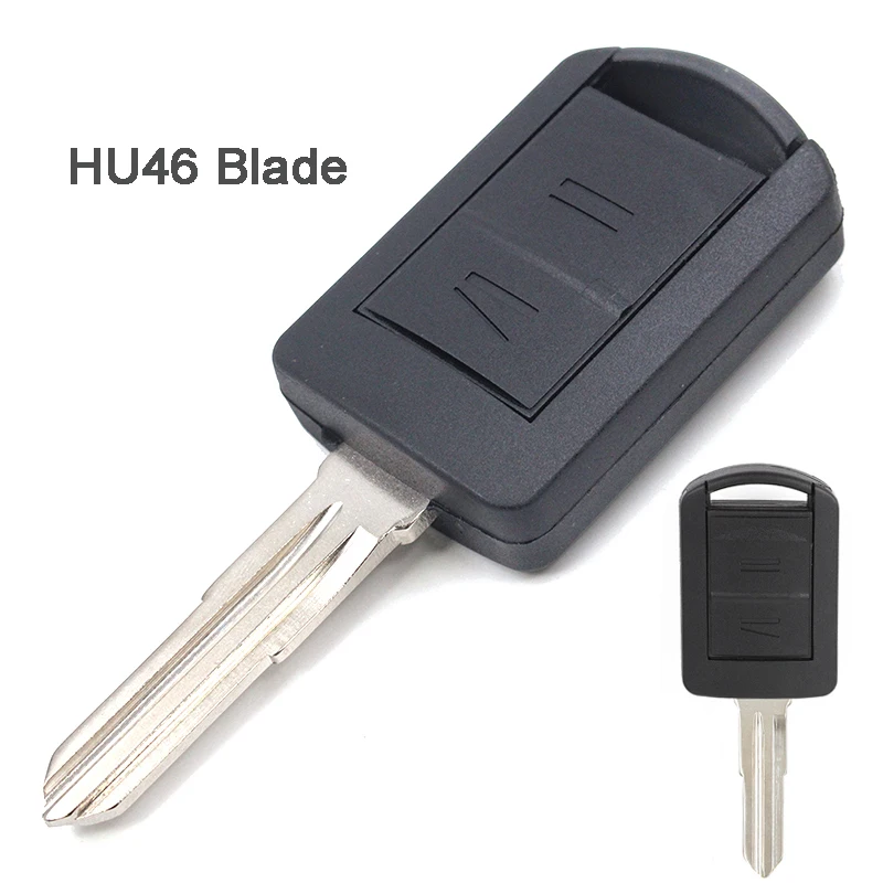 KEYECU 10x433 92 МГц ID40 чип замена 2 кнопки дистанционного ключа Fob для Opel Corsa C Combo Meriva HU46/