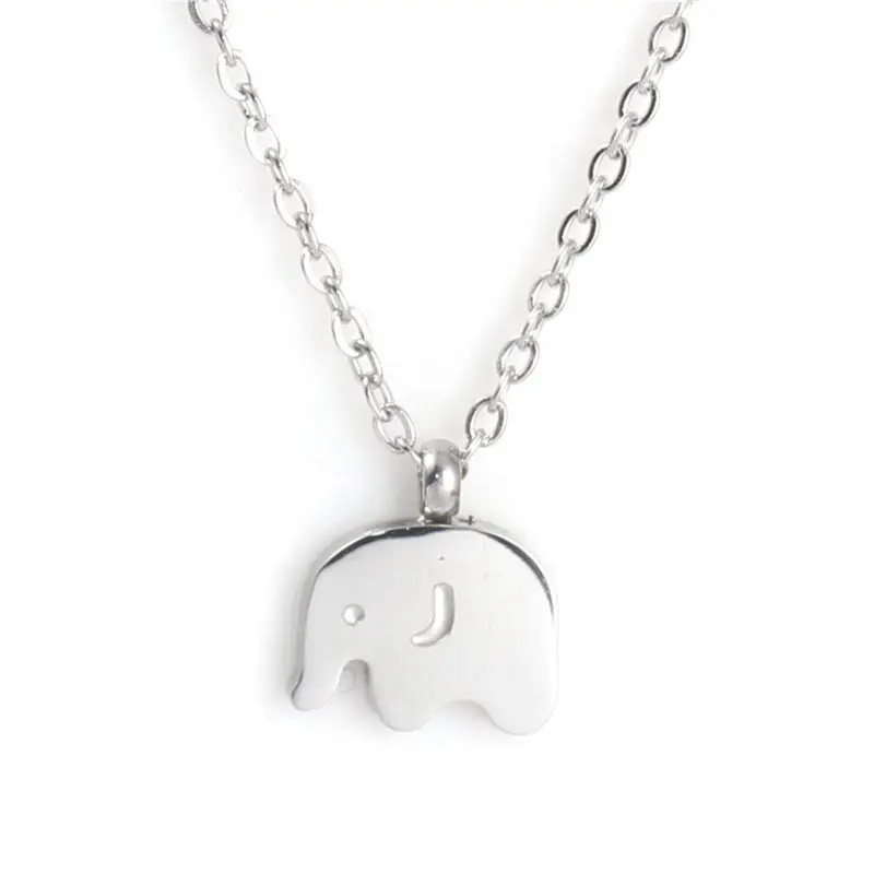 Fashion Stainless Steel Necklace Elephant Tree Love Symbol Pentagram Star Women Holiday Jewelry Gift 40cm - 39cm Long 1PC | Украшения и