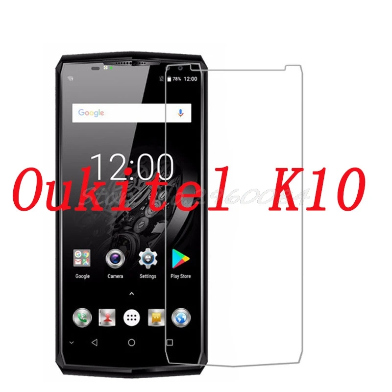 

2PCS Smartphone 9H Tempered Glass for Oukitel K10 Protective Film Screen Protector cover phone