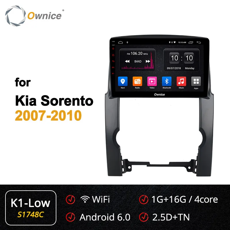 S1748 K1-Low Ownice Восьмиядерный Android 9,0 DSP 360 Panorama автомобильный dvd k3 k5 k6 для kia sorento 2010-2013 автомобильный стерео gps Navi головное устройство 4G SPDIF - Цвет: S1748 K1-Low