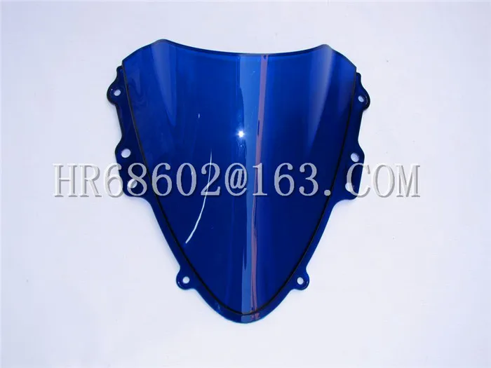 

Freeshipping For Suzuki GSXR 600 750 R gsxr 600 750 r K4 2004 2005 k4 04 05 Blue Windshield WindScreen Double Bubble