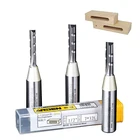 12,7 мм TCT три флейты, инкрустированные дизайны, прямые фрезы, твердосплавные вольфрамовые инструменты для резьбы по дереву с прорезями