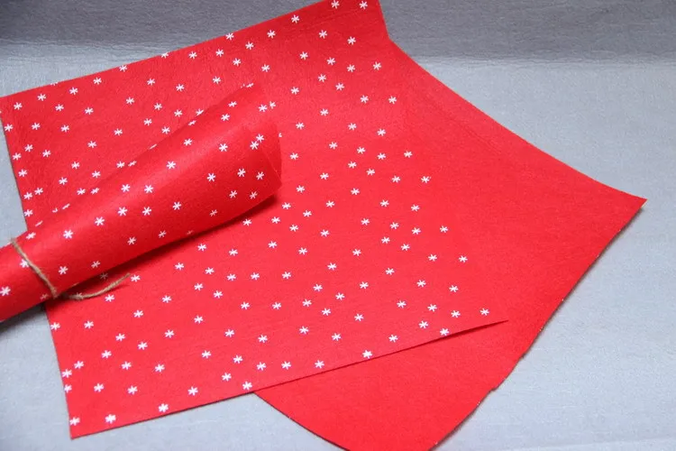 Новое поступление! Фетровое нетканое полотно 8 шт./партия 4 цвета 14x14 см с принтом в