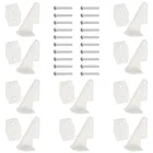 Набор из 10 штифтов, пластиковые контрольные рожки, 4 отверстия с винтами w13xl18xh25 мм, части радиоуправляемого самолета, сменные электрические аэромодели из пенопласта